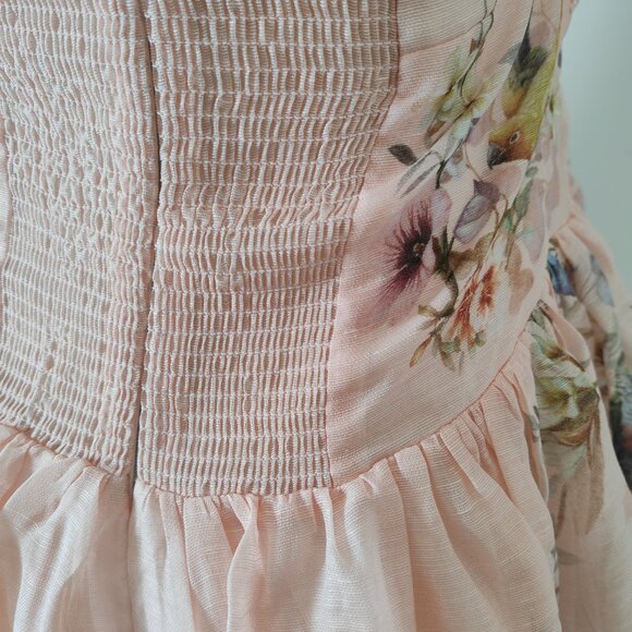 Zimmerman's rebellious style picnic pink halter dress - Picture 9 of 11